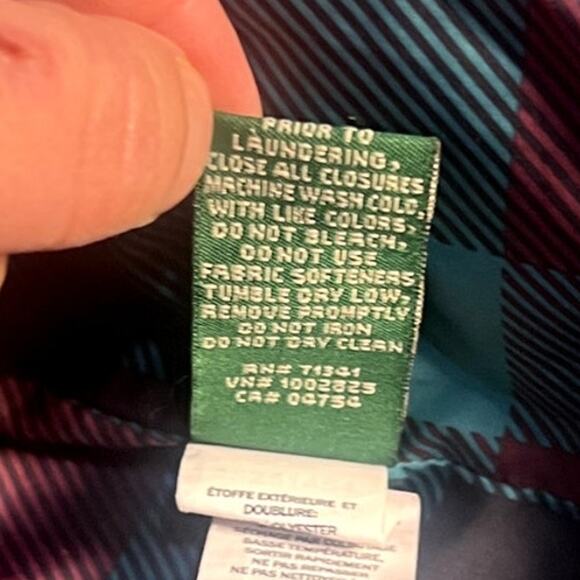 LL Bean Little Kids Large 6X/7 Green Pathfinder Waterproof 3 in 1 Ski Jacket - Picture 6 of 12